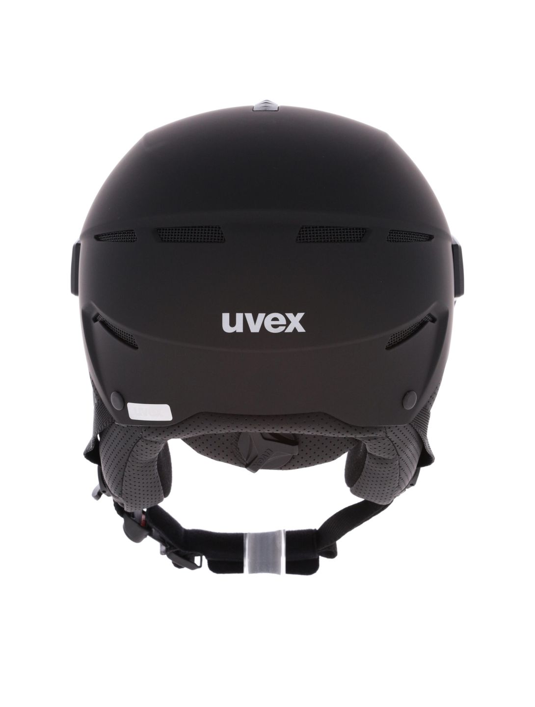 Uvex, Instinct Visor skihelm met vizier unisex Black Matt / Mirror Silver zwart 