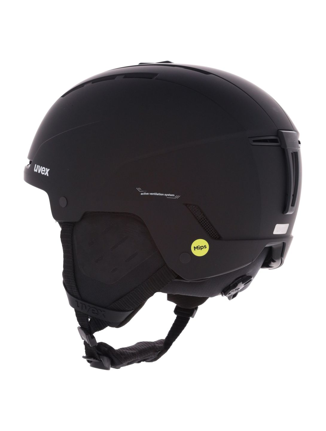 Uvex, Stance Mips skihelm unisex Black Matt zwart 