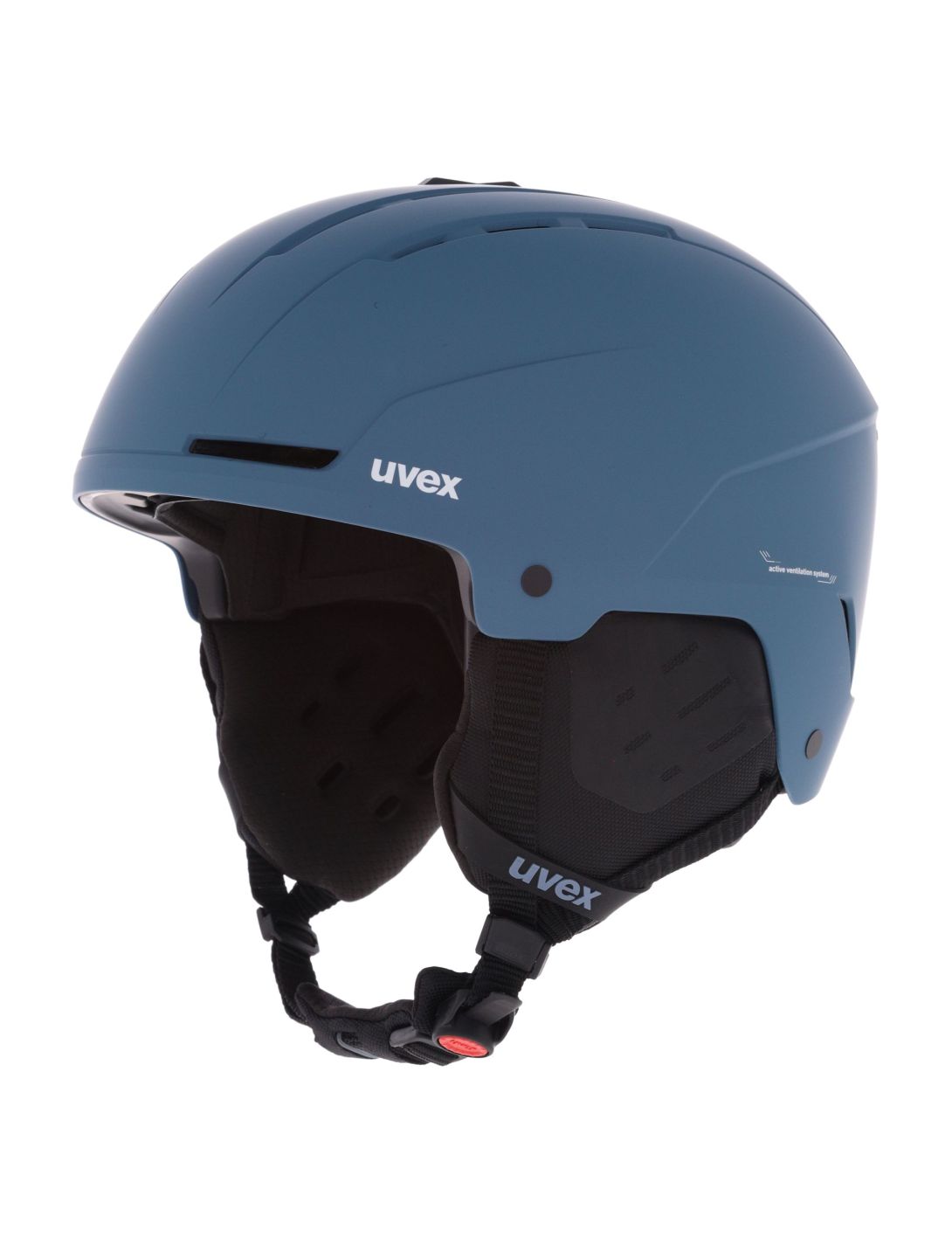 Uvex, Stance skihelm unisex Stone / Blue Matt blauw 