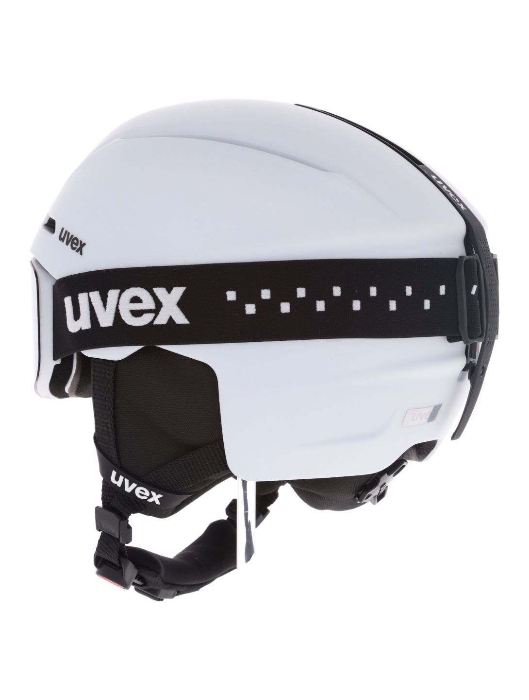 Uvex, Viti Set + Speedy Pro skihelm kinderen White Matt wit 