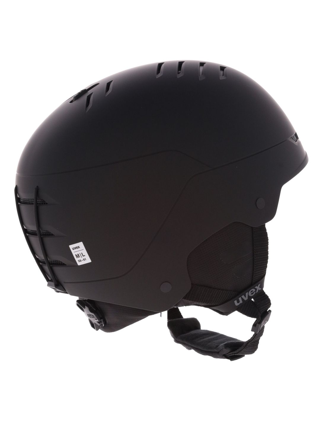 Uvex, Wanted skihelm unisex Black Matt zwart 