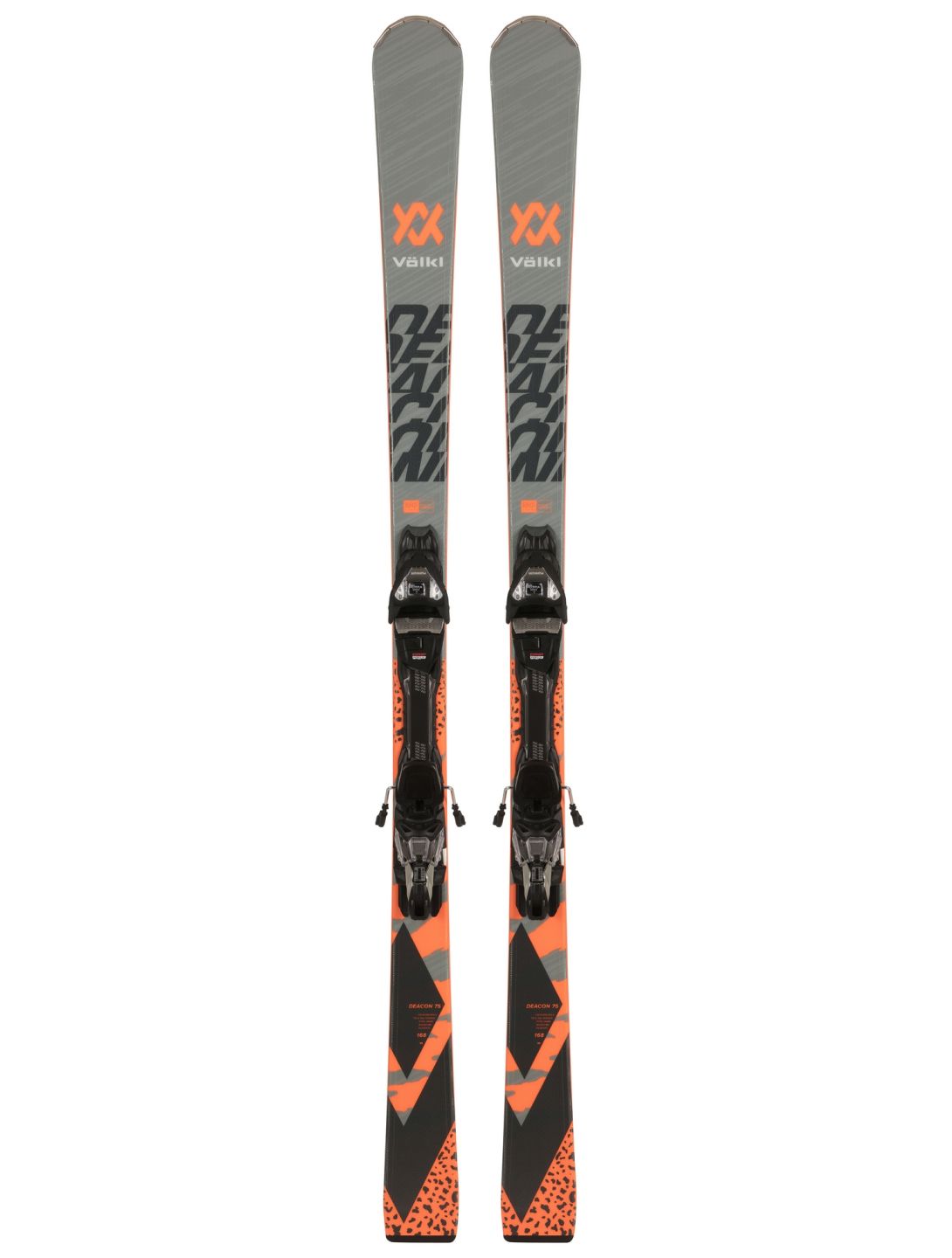 Völkl, Deacon 75 + Vmotion3 11 GW ski's unisex Uni grijs 