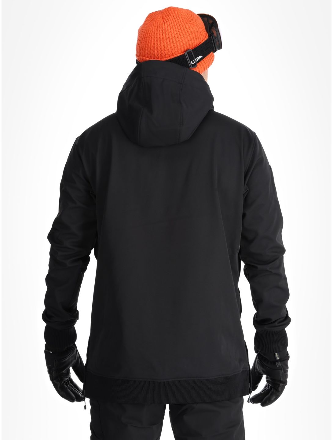 Watts, ORBITAL softshell ski-jas heren Black / Fluo Orange oranje, zwart 