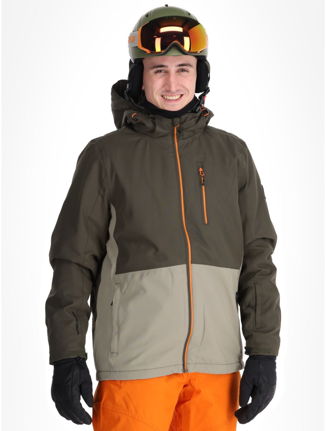 Whistler, Drizzle ski-jas heren Vetiver grijs 