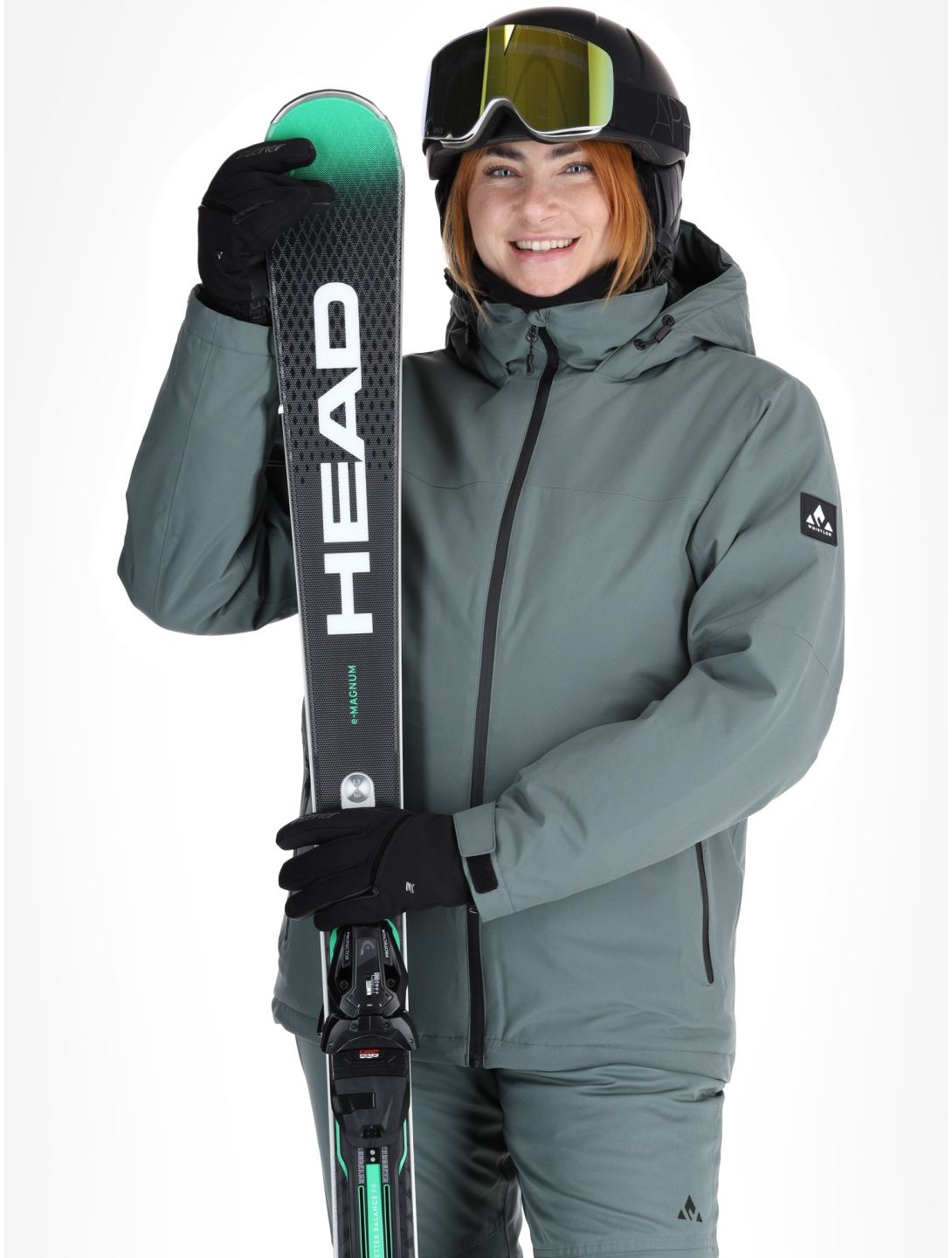 Whistler, Montook ski-jas dames Balsam Green groen 