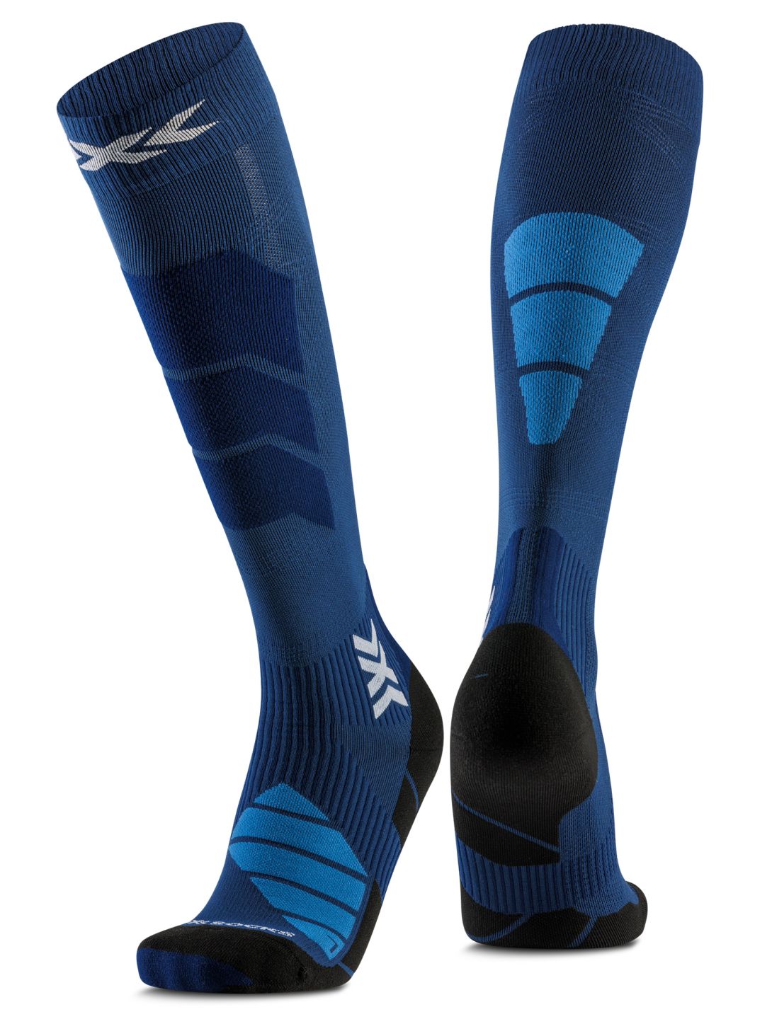 X-Socks, Ski Expert Otc compressiesokken heren Marine / Mineral Blue blauw 