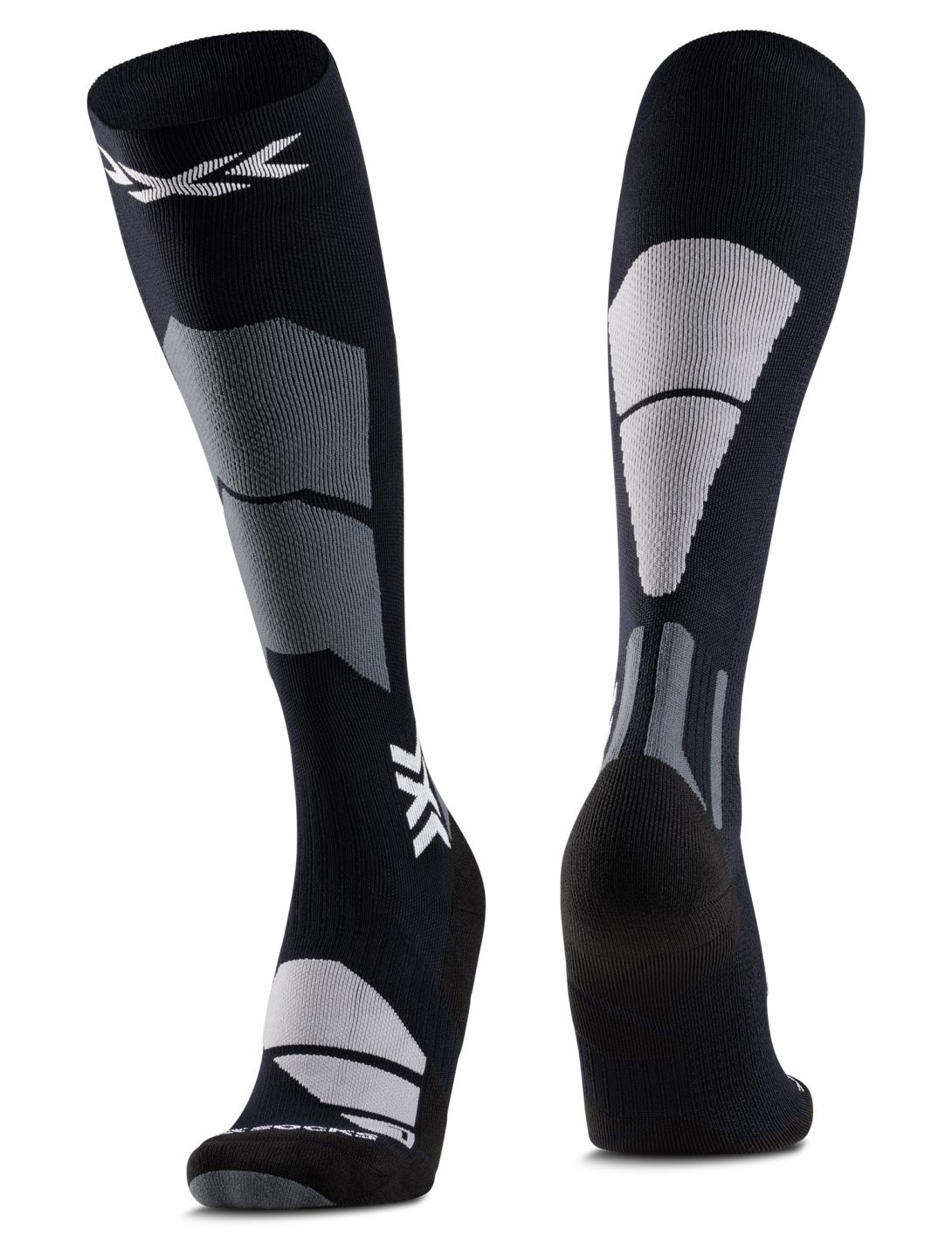 X-Socks, Ski Perform Otc compressiesokken heren Black / Light Grey grijs, zwart 