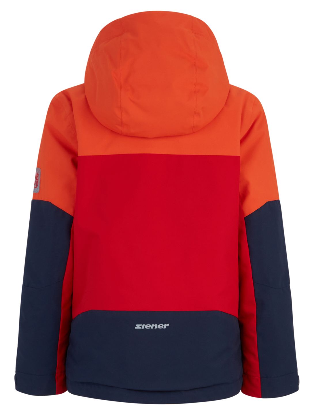 Ziener, Agimo Junior ski-jas kinderen Red Salsa blauw, oranje, rood 