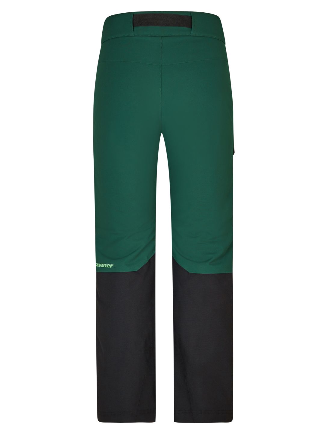 Ziener, Akando Junior skibroek kinderen Deep Green groen, zwart 