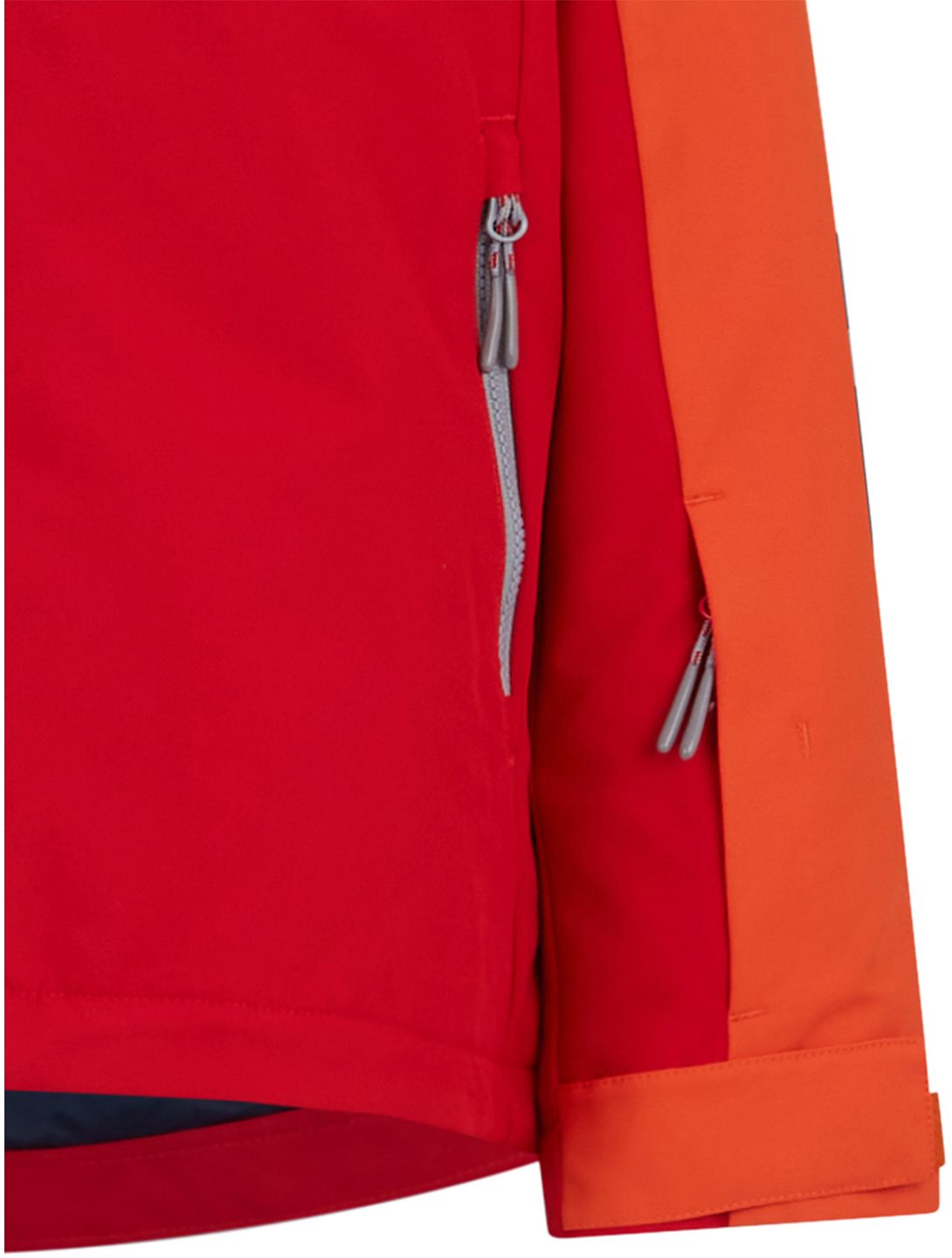 Ziener, Anzo Junior ski-jas kinderen Red Salsa blauw, oranje, rood 