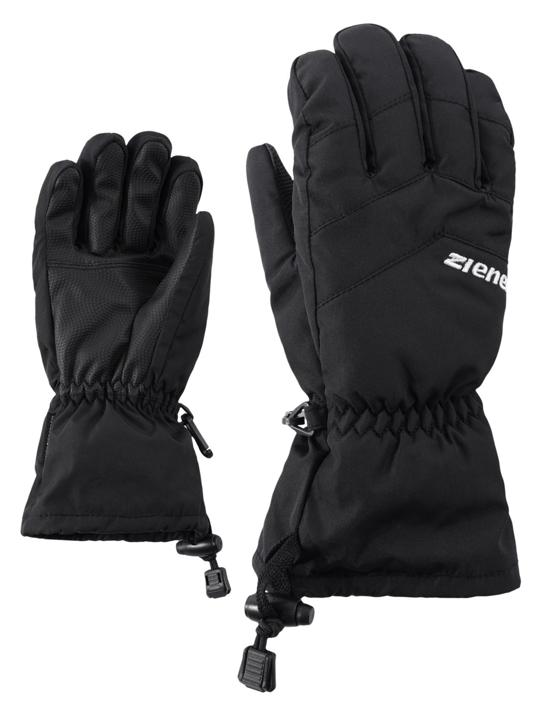 Ziener, Lett AS® Junior skihandschoenen kinderen Black zwart 