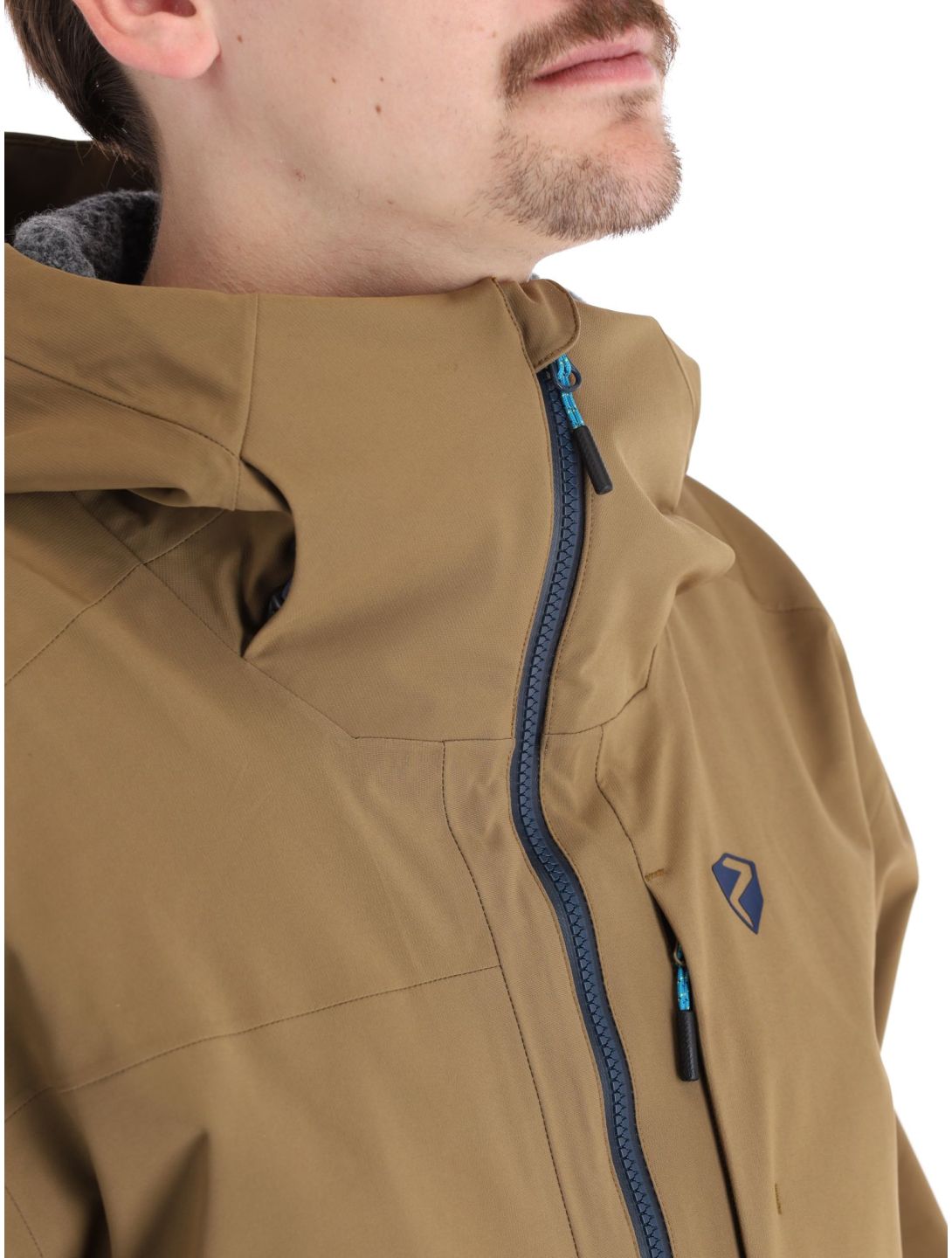 Ziener, Tahan hardshell ski-jas heren Walnut bruin 