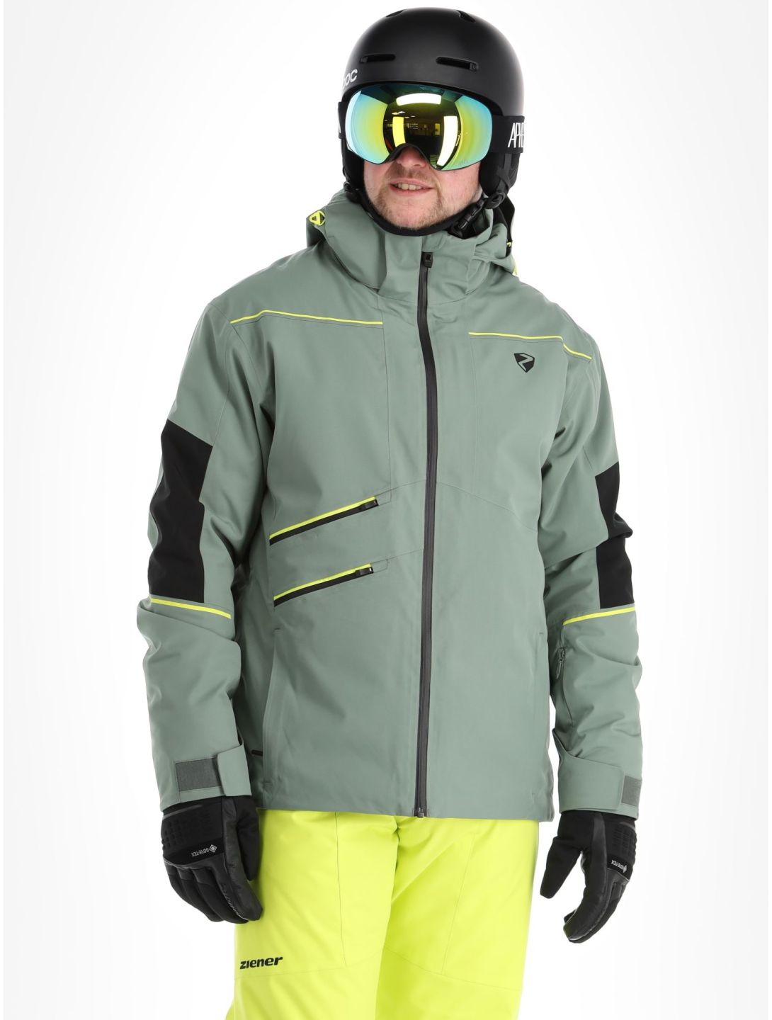 Ziener, Toaca ski-jas heren Green Mud groen 