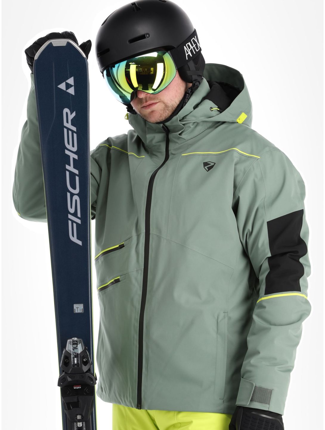 Ziener, Toaca ski-jas heren Green Mud groen 