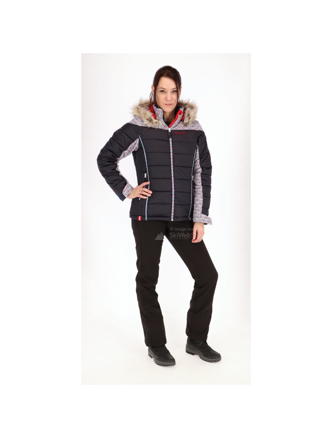 Almgwand, Goldkar KP ski-jas, dames, marineblauw