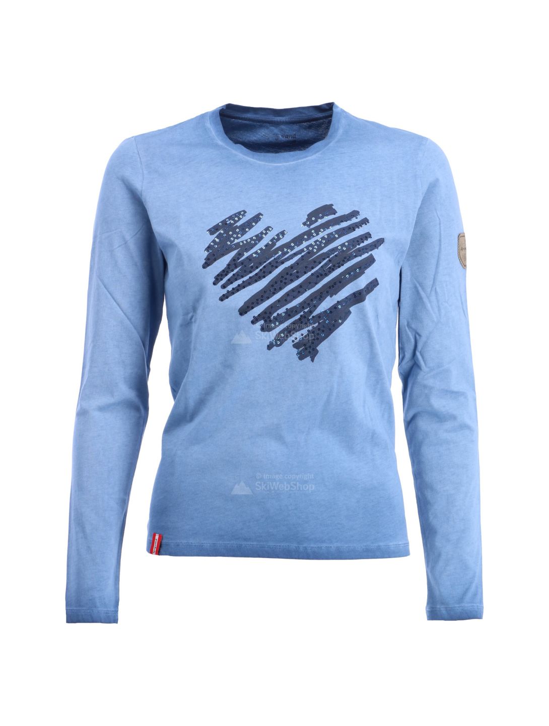 Almgwand, Heimalm, t-shirt, dames, blauw