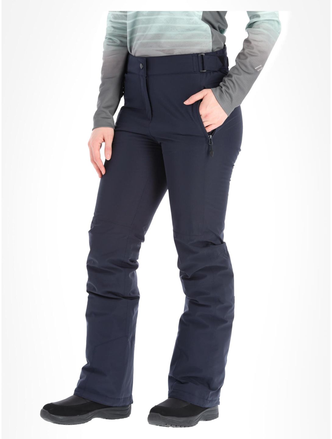 Maier Sports, Vroni slim skibroek dames Night Sky blauw 