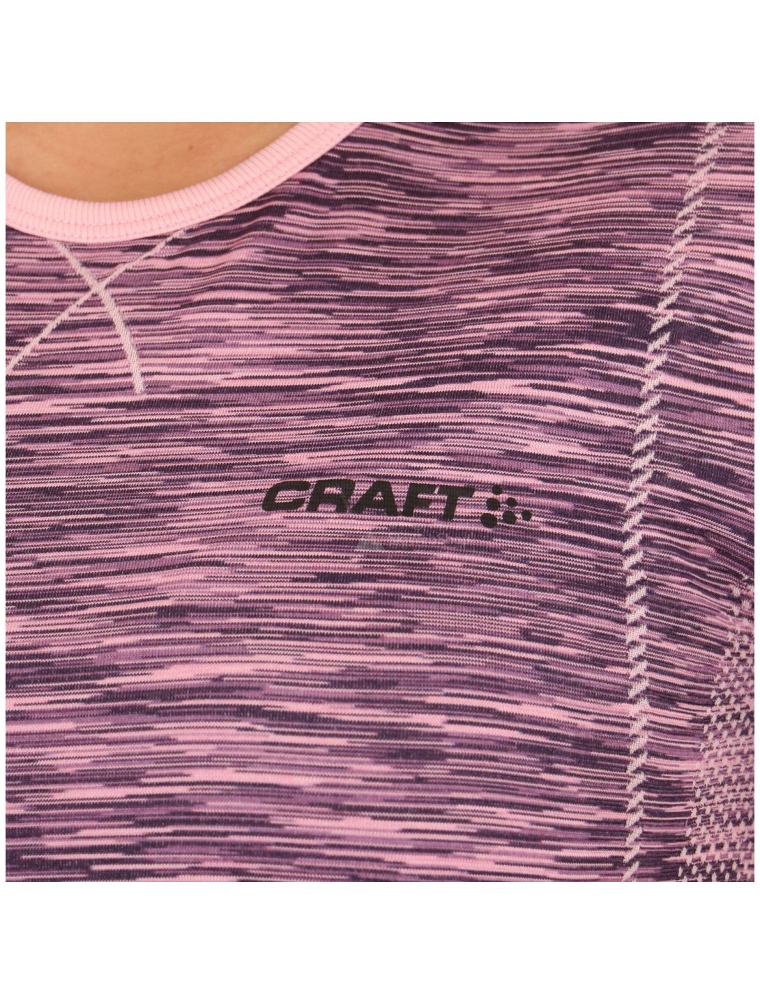 Craft Active comfort RN SS, thermo t-shirt, dames, cameo/montana paars