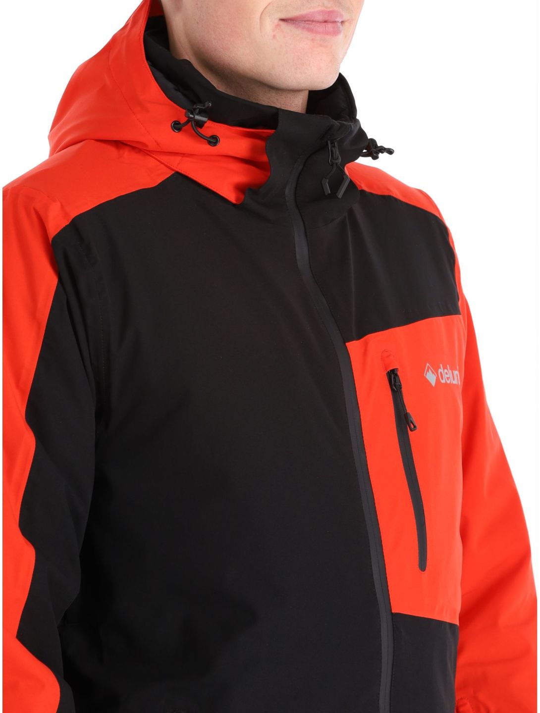 Deluni, Icerocker Plus ski-jas heren Black / Red rood, zwart 