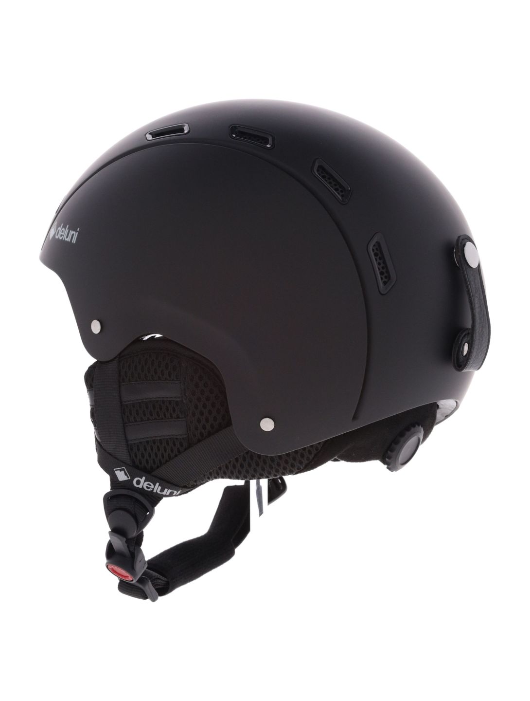 Deluni, Montano skihelm unisex Matt Black zwart 