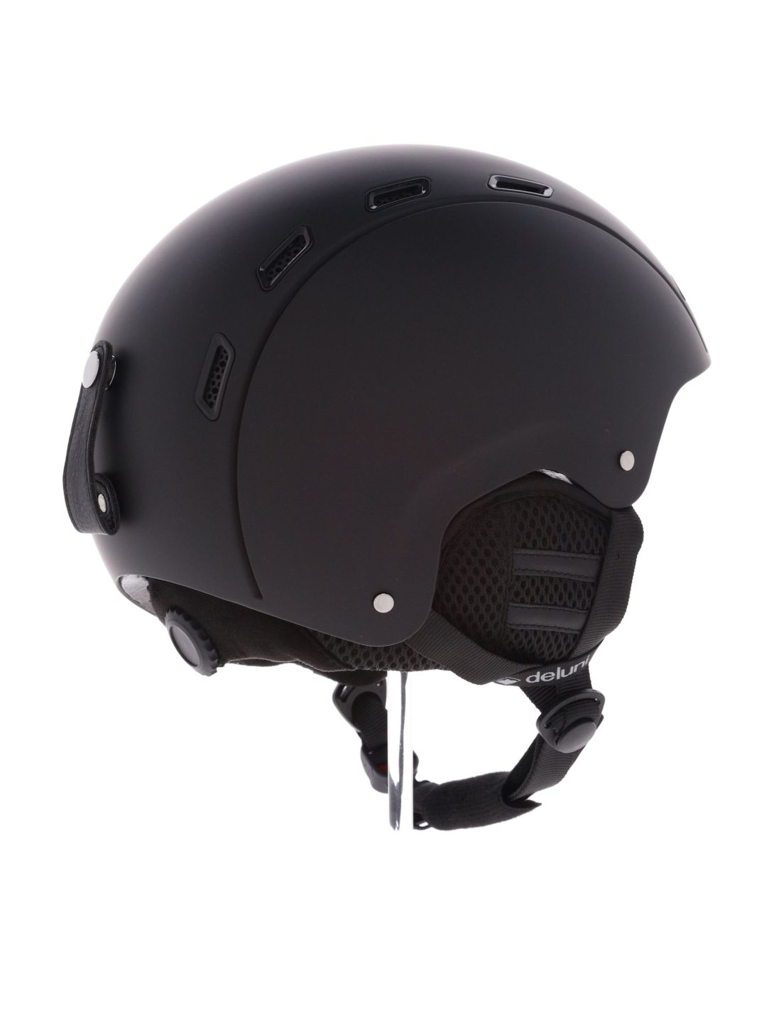 Deluni, Montano skihelm unisex Matt Black zwart 