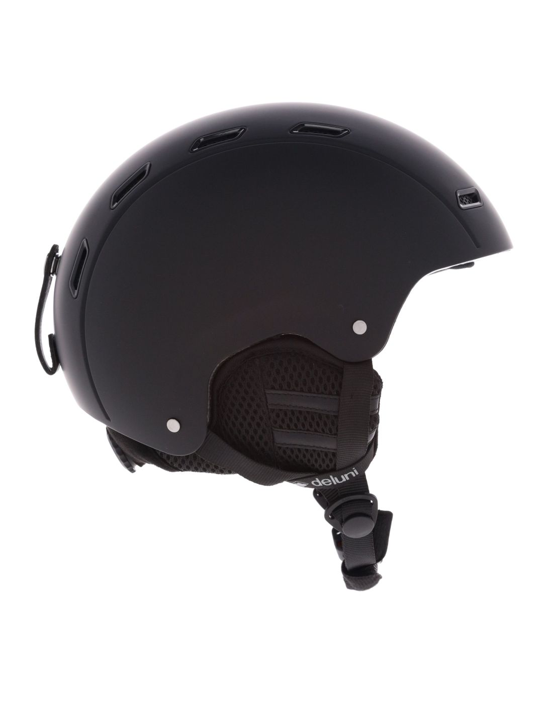 Deluni, Montano skihelm unisex Matt Black zwart 