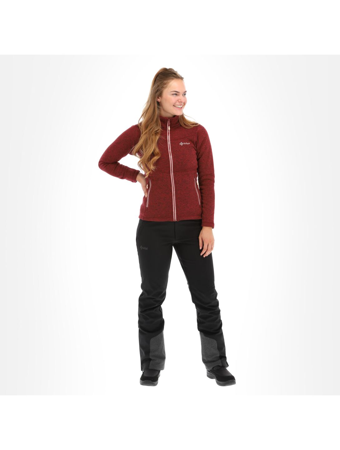 Kilpi, Regin-W vest dames dark Rood