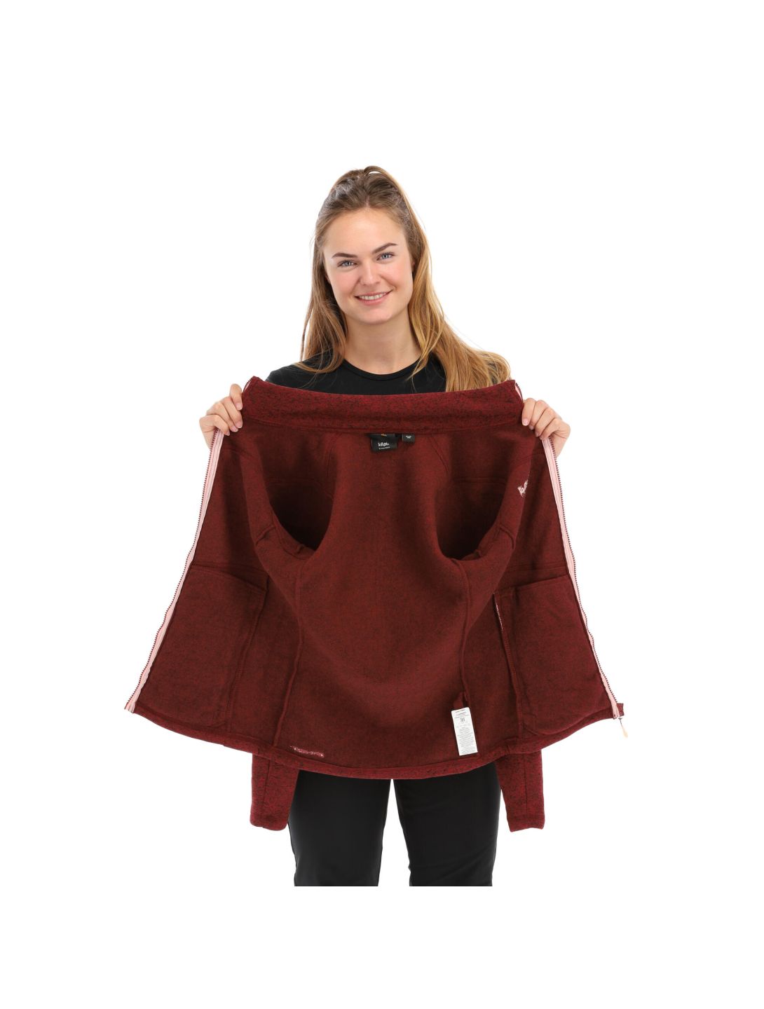 Kilpi, Regin-W vest dames dark Rood