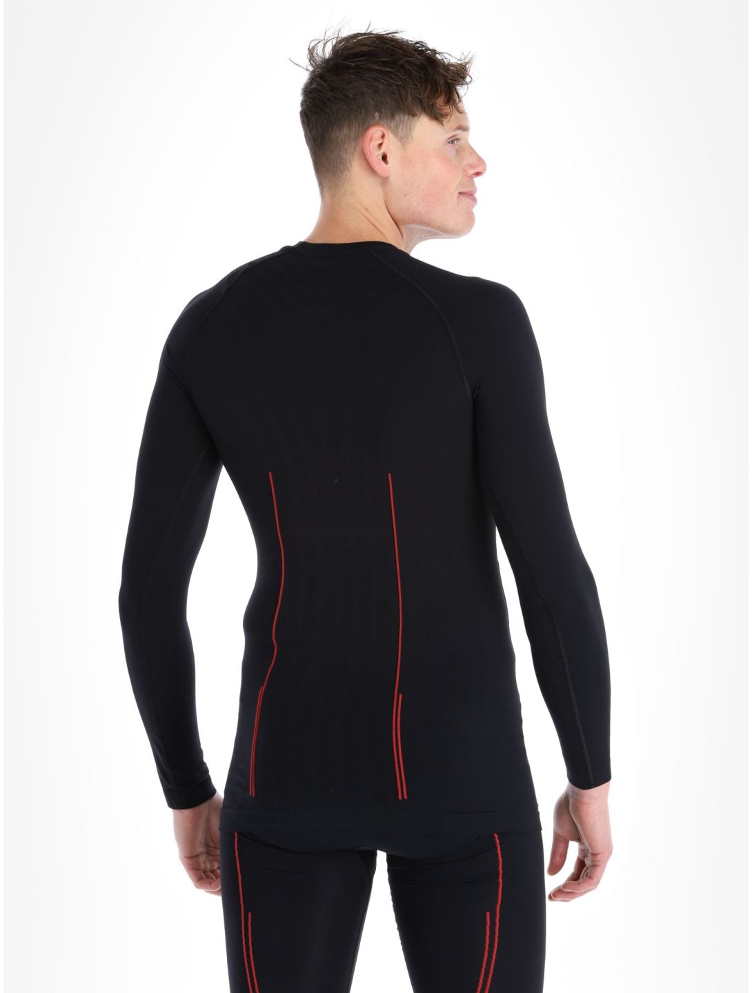 Falke, Longsleeve Trend thermoshirt heren Black zwart 