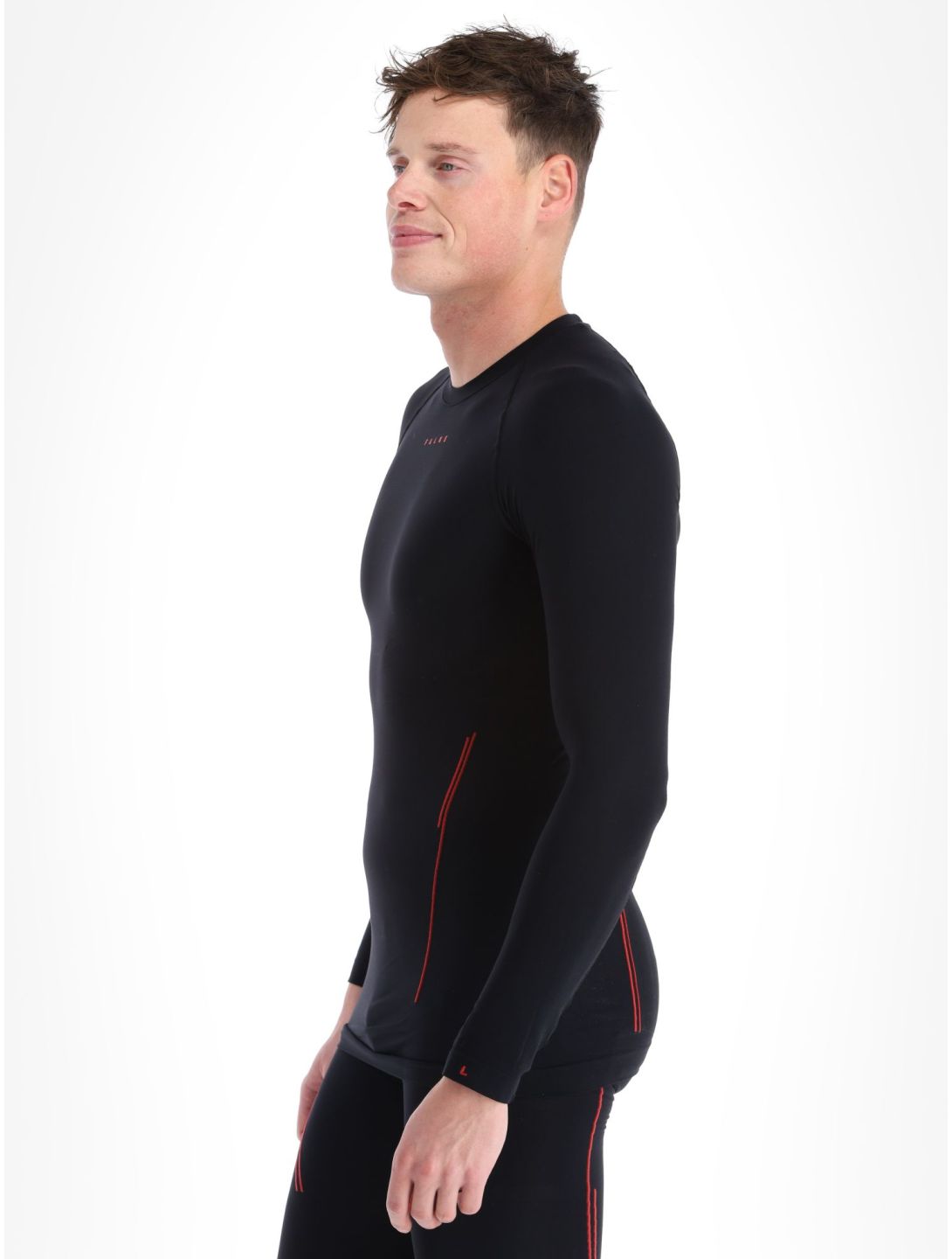 Falke, Longsleeve Trend thermoshirt heren Black zwart 