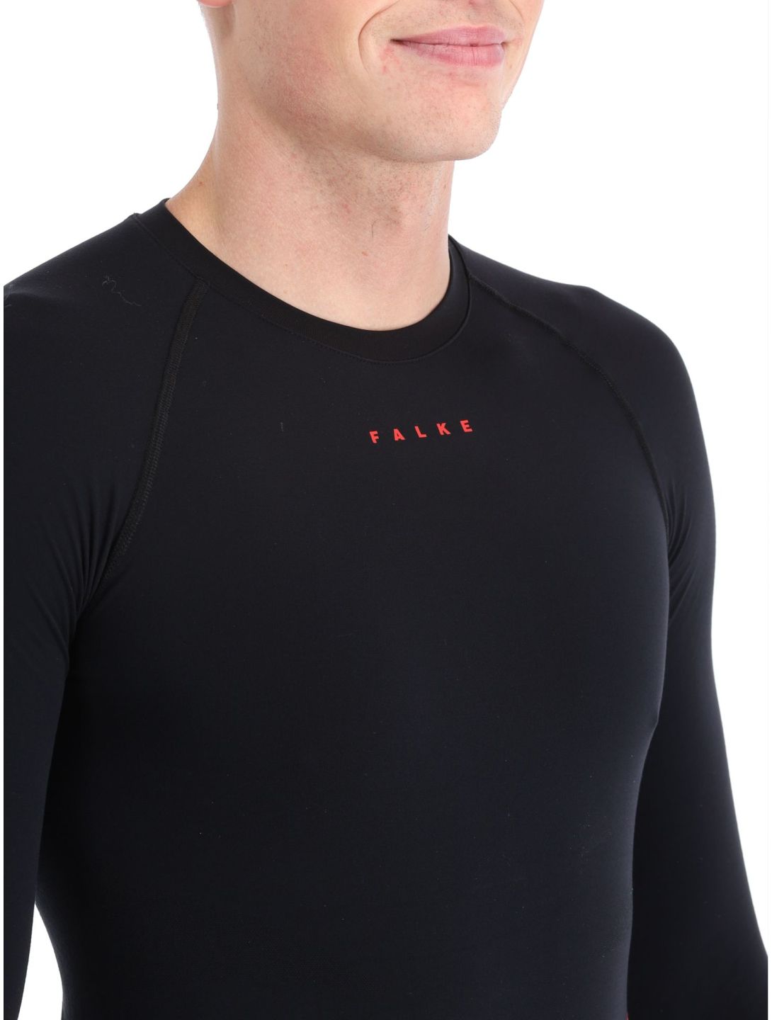 Falke, Longsleeve Trend thermoshirt heren Black zwart 