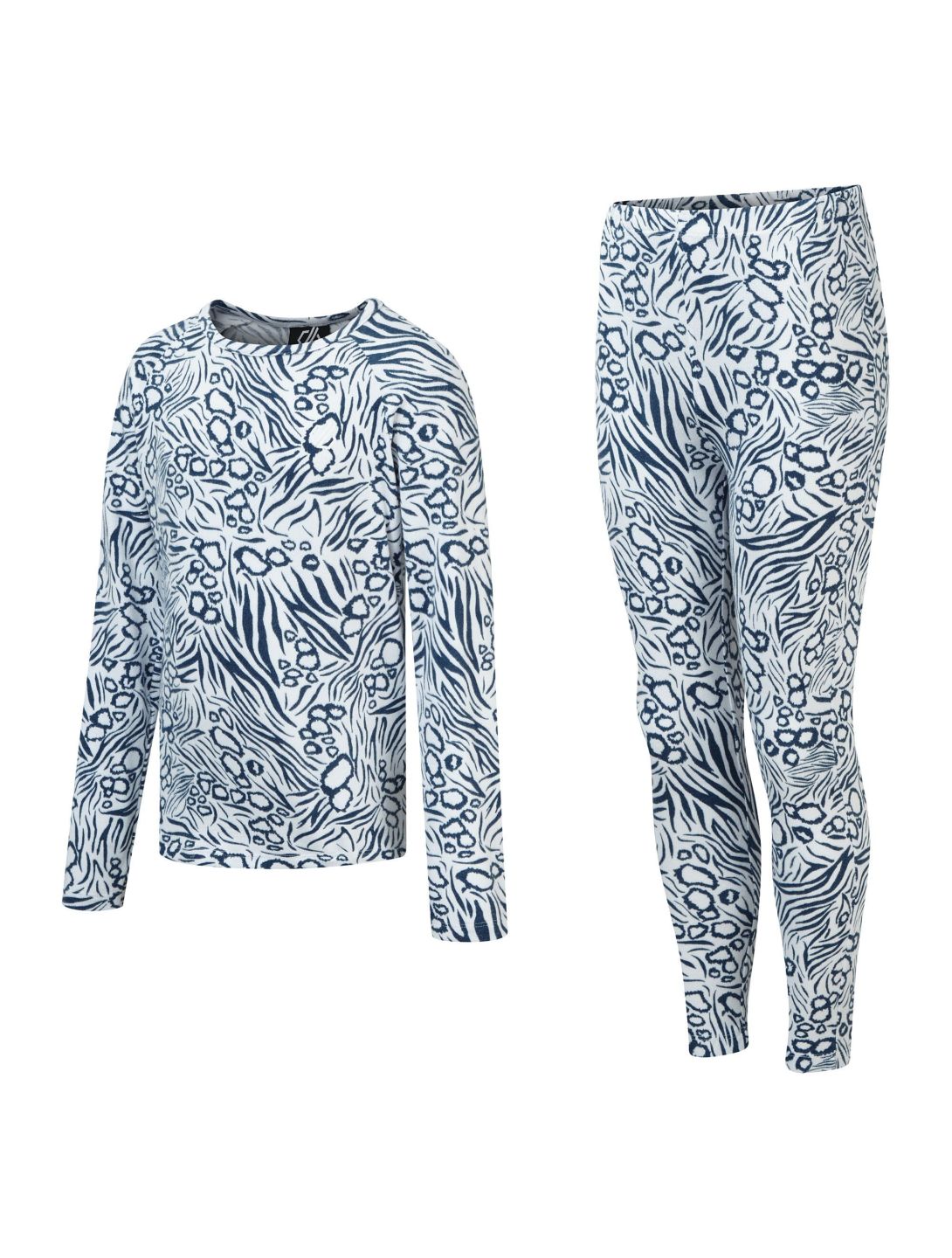 Dare2b, Partition B/L Set thermoset kinderen dark denim print Blauw