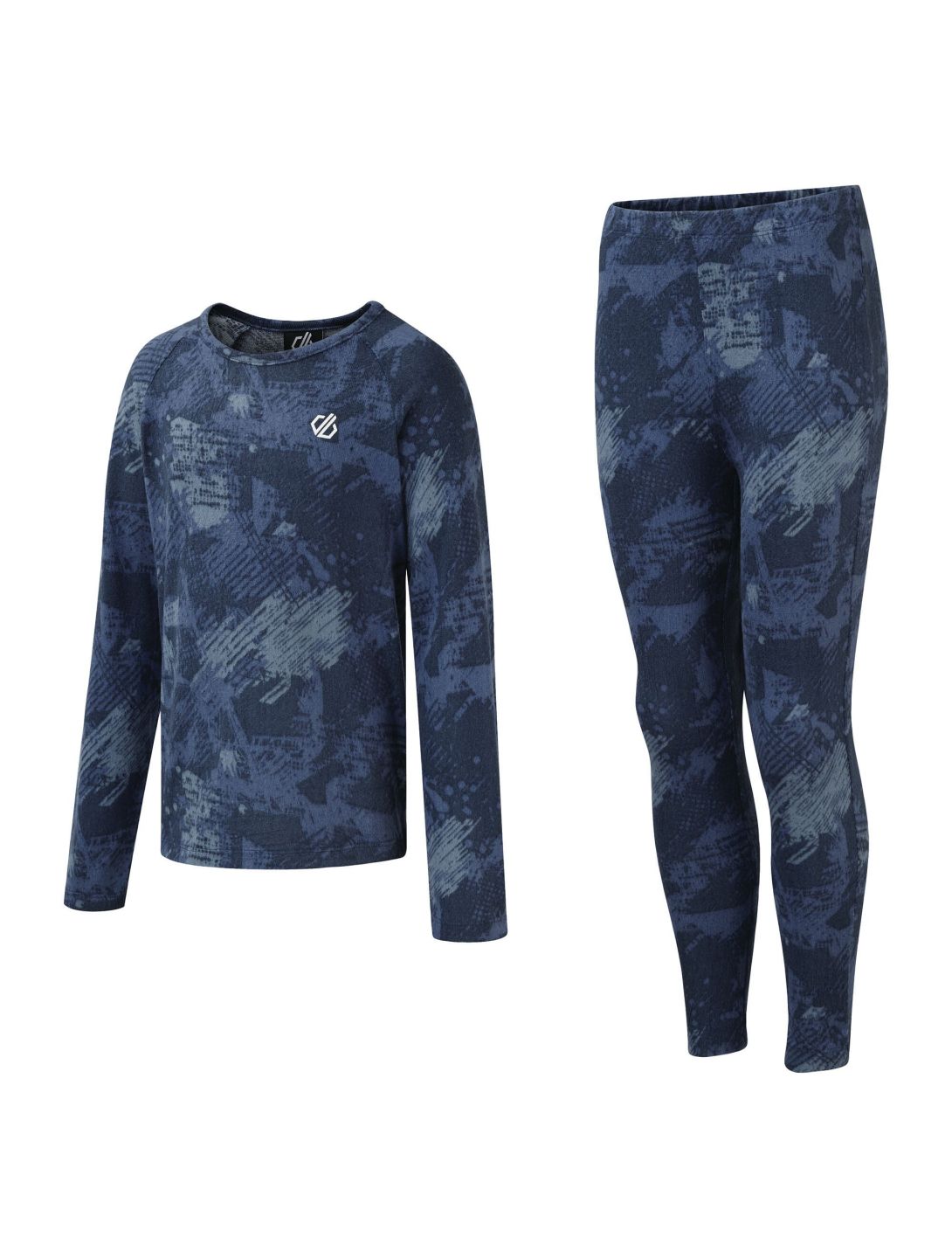 Dare2b, Partition B/L Set thermoset kinderen dark denim camo Wit