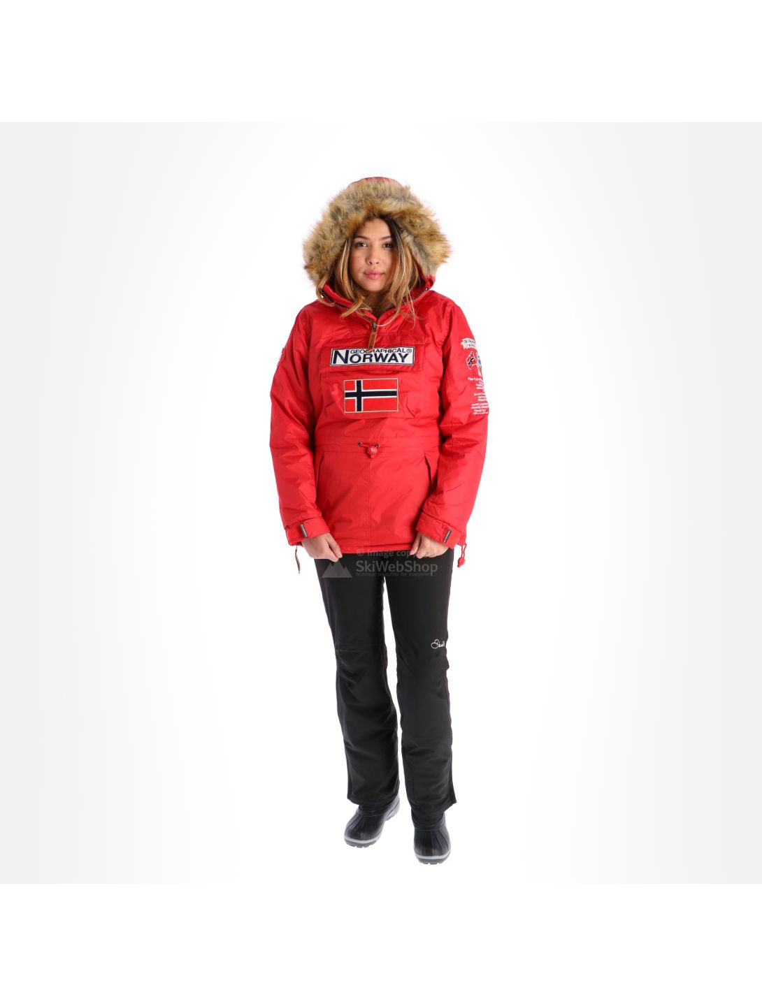 Geographical Norway, Boomera New 001 ski-jas dames rood 