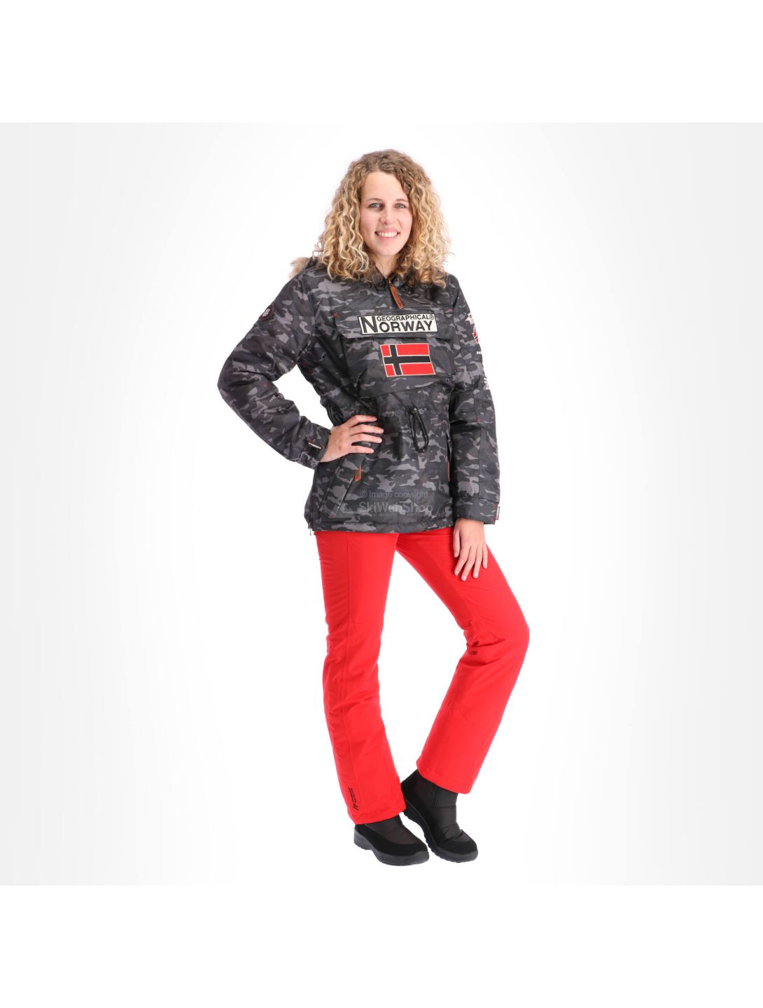 Geographical Norway, Boomera ski-jas dames Zwart