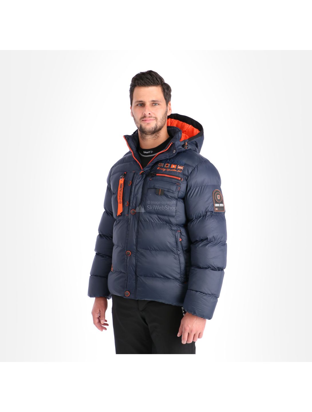 Geographical Norway, Citernier, winterjas, heren, Navy blauw