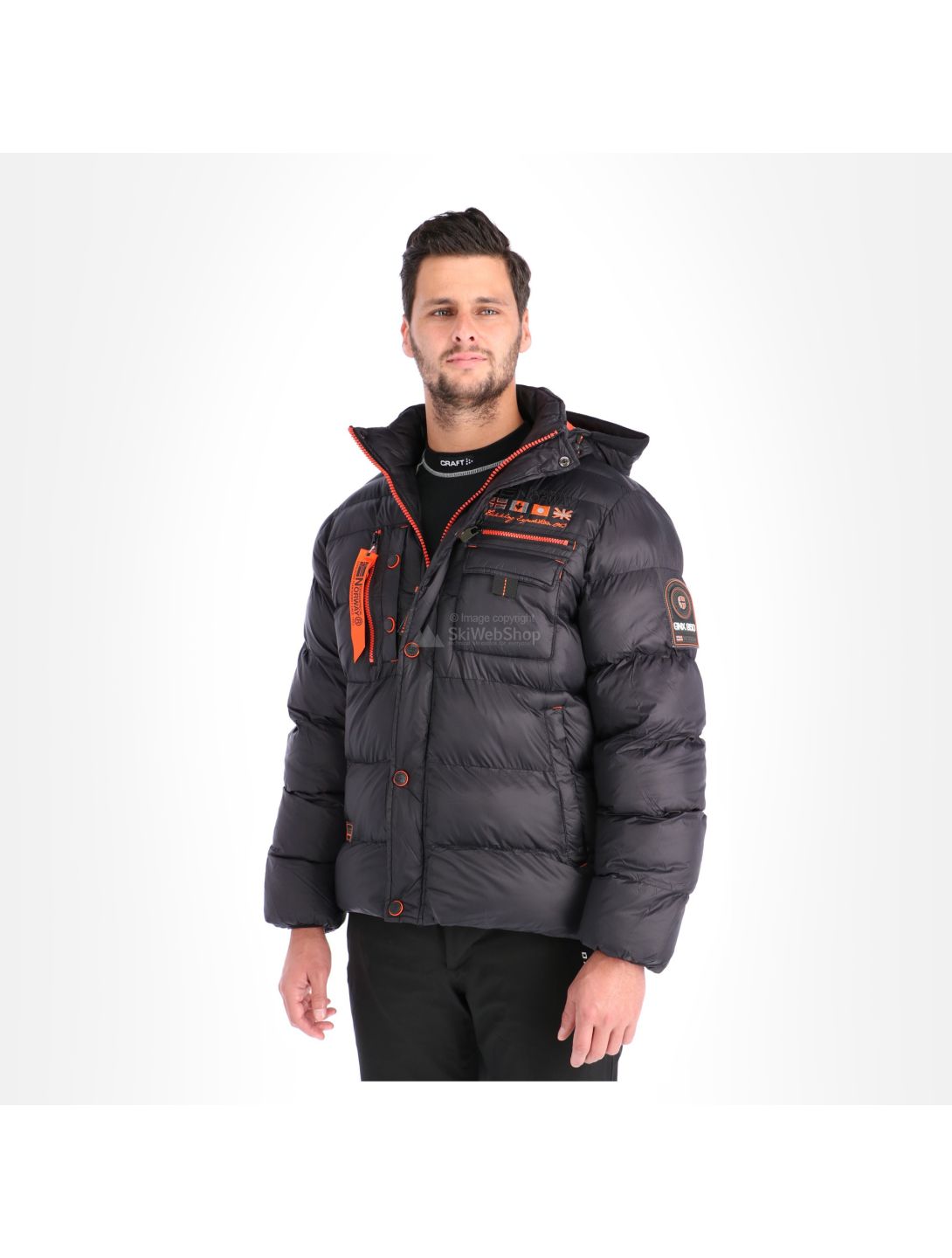 Geographical Norway, Citernier, winterjas, heren, zwart