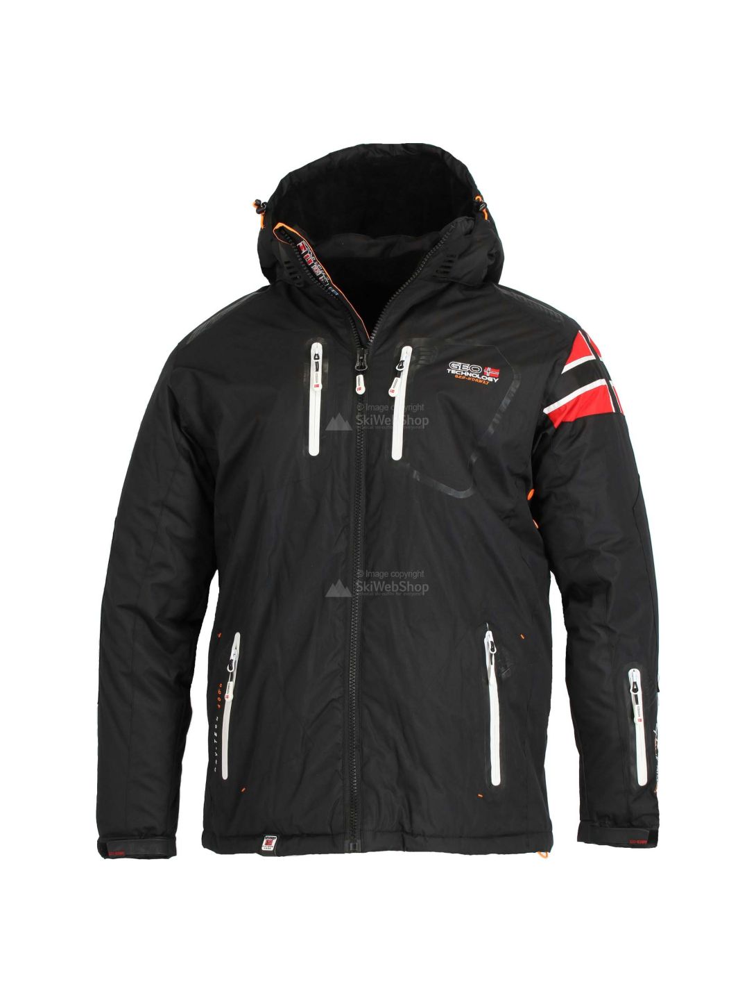 Geographical Norway, Warrior ski-jas, heren, zwart 