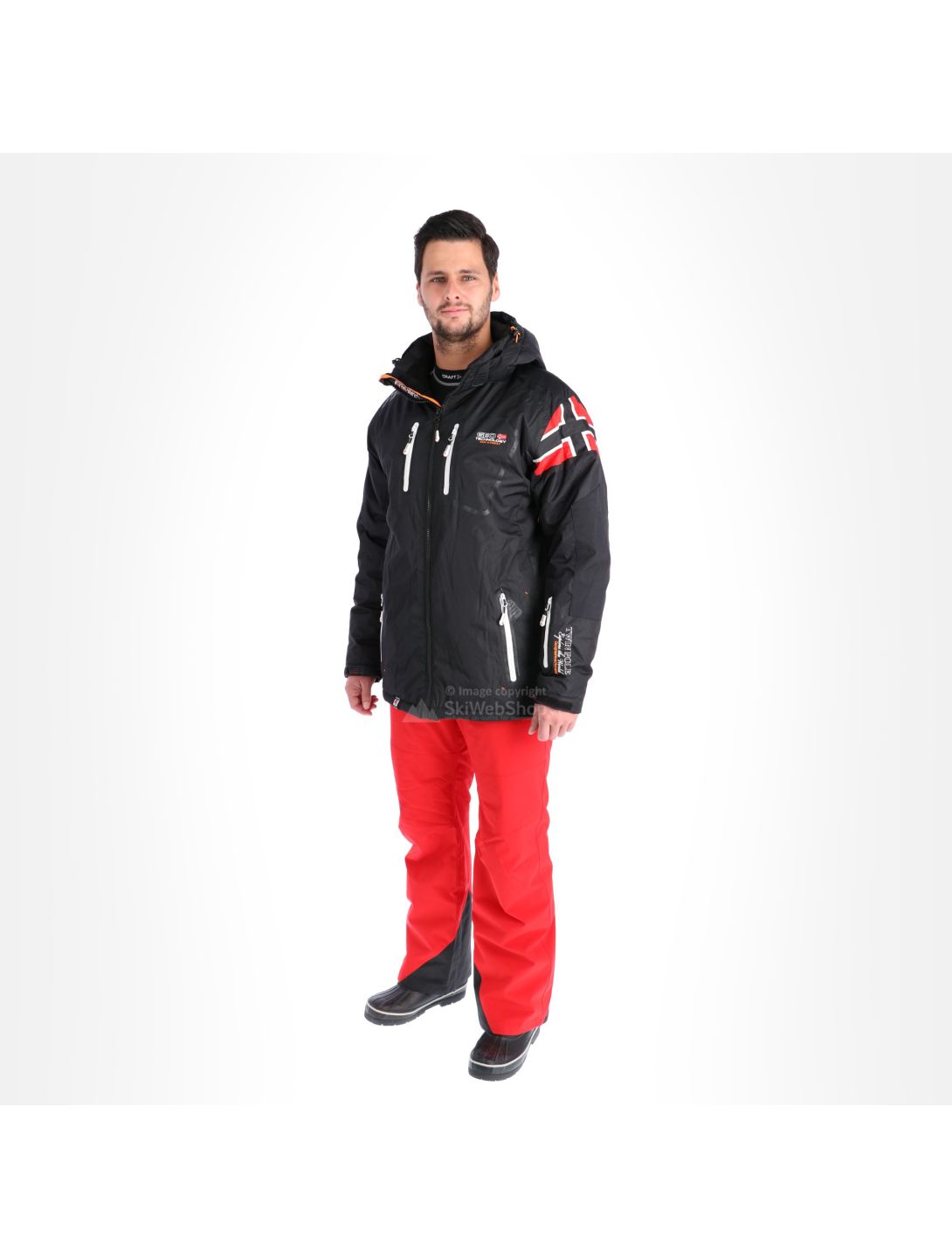 Geographical Norway, Warrior ski-jas, heren, zwart 