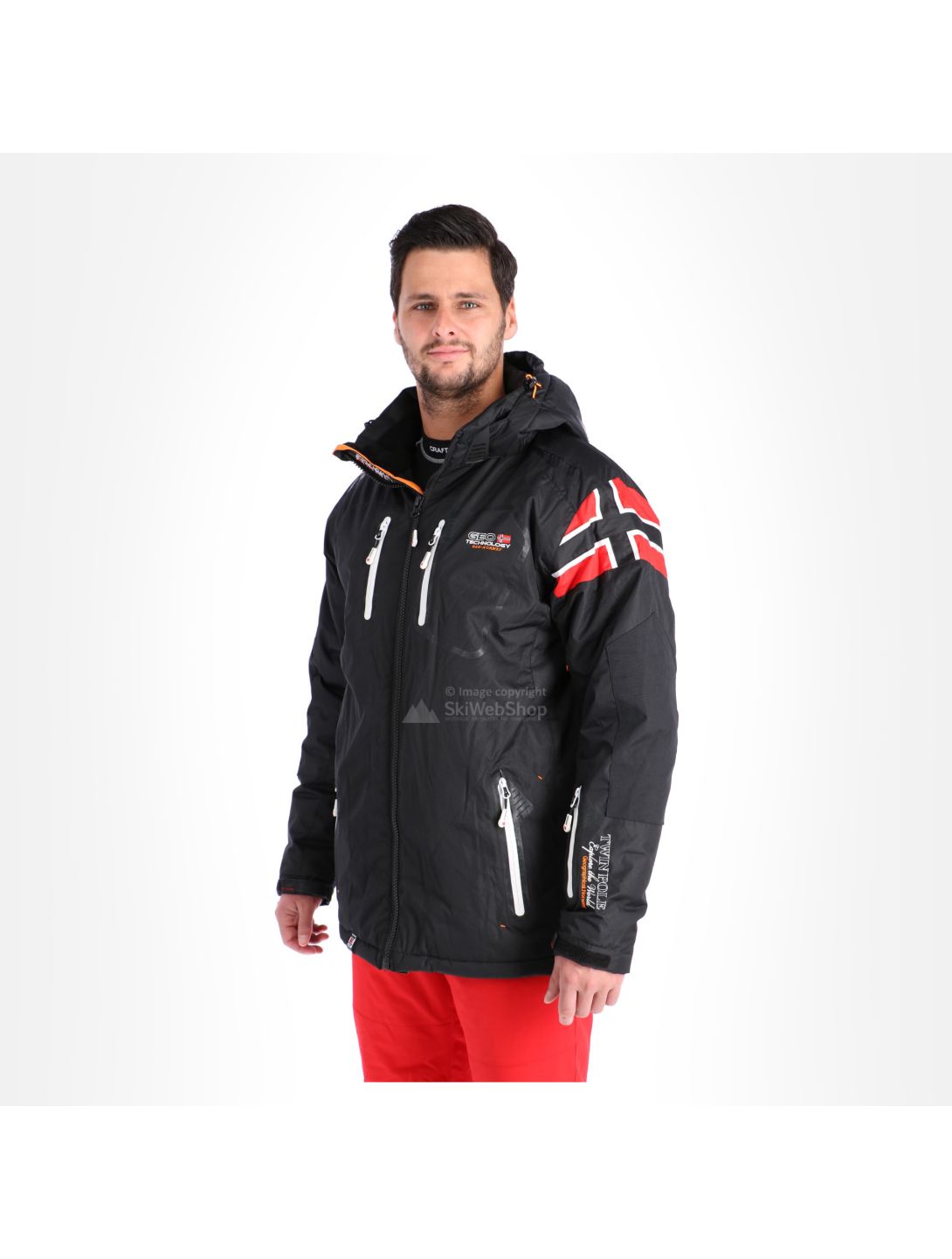 Geographical Norway, Warrior ski-jas, heren, zwart 