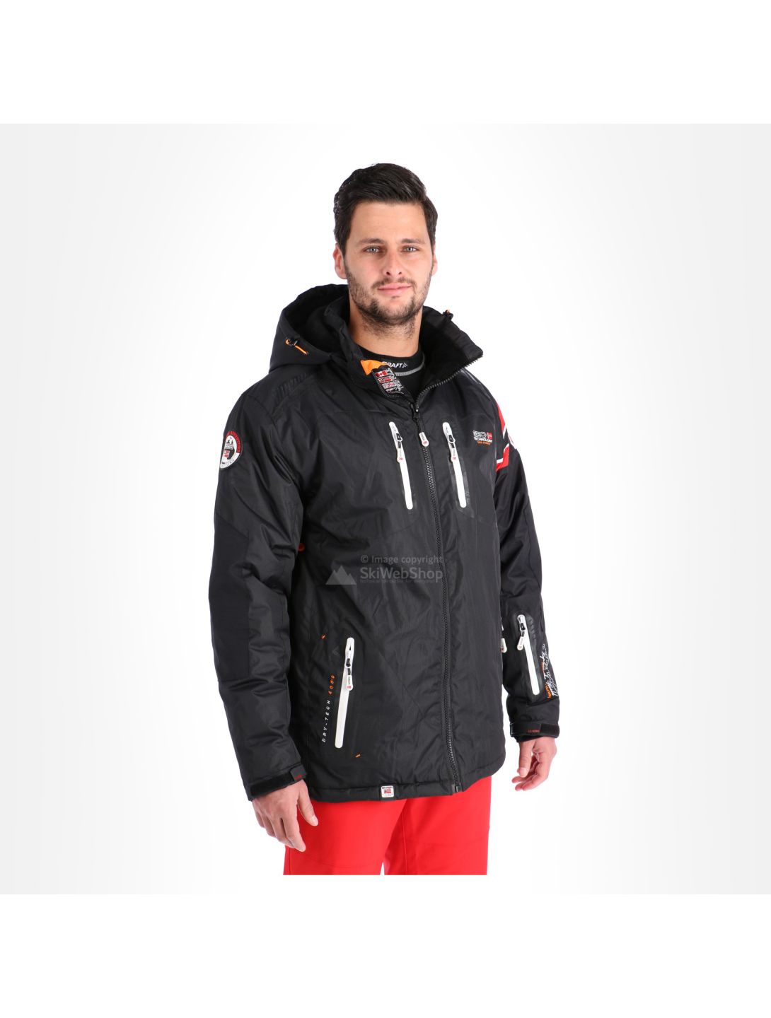 Geographical Norway, Warrior ski-jas, heren, zwart 