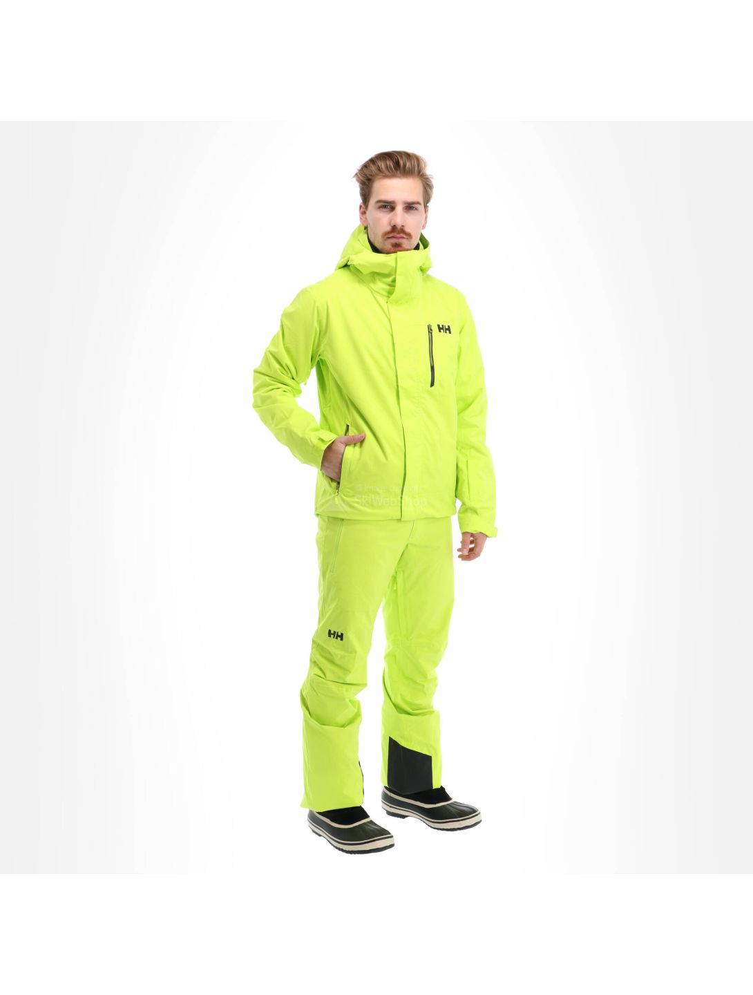 Helly Hansen, Bonanza, ski-jas, heren, azid lime groen