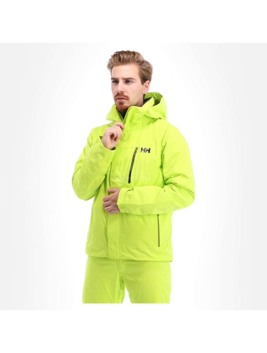 Helly Hansen, Bonanza, ski-jas, heren, azid lime groen