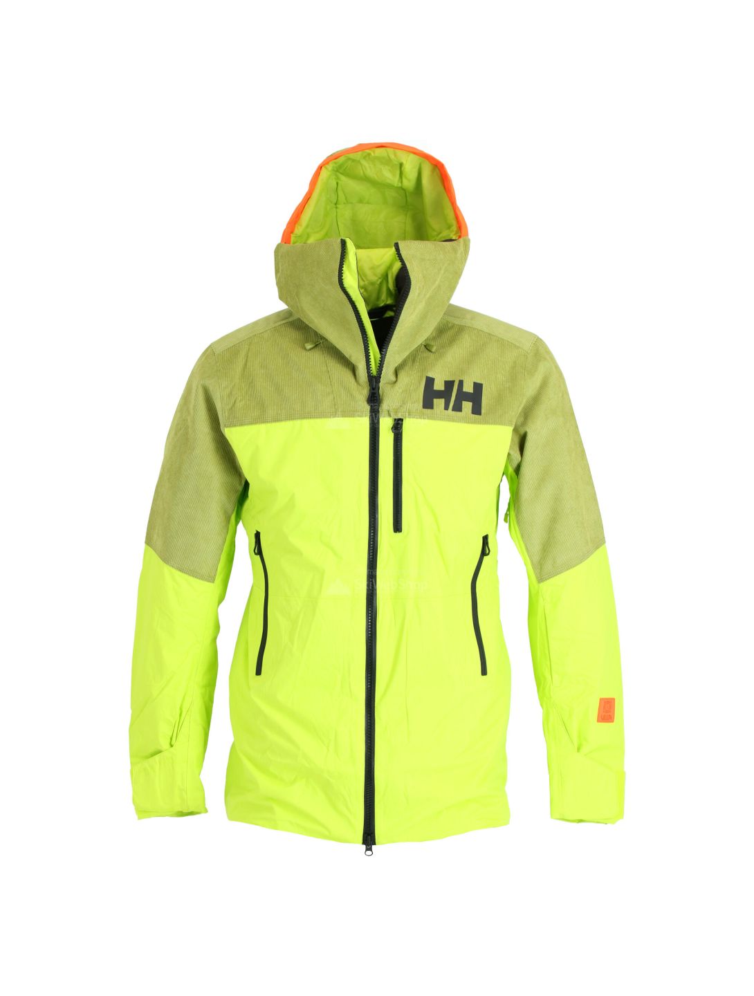 Helly Hansen, Straightline lifaloft, ski-jas, heren, azid lime groen