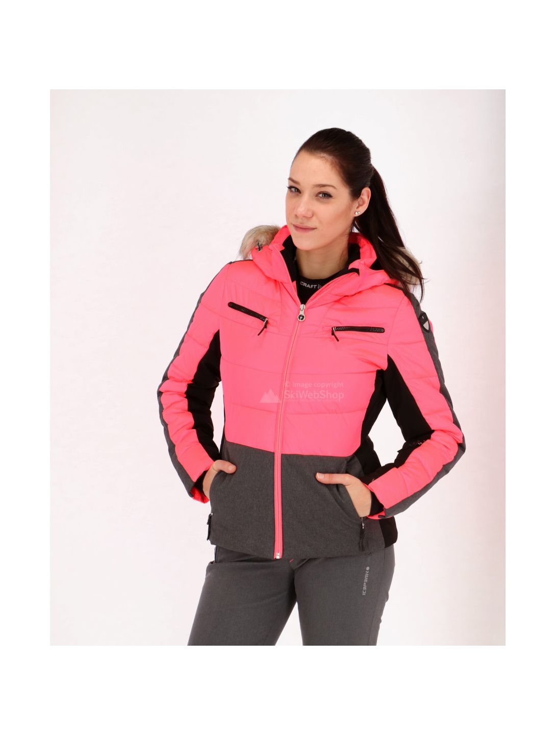 Icepeak, Cathy ski-jas, dames, roze