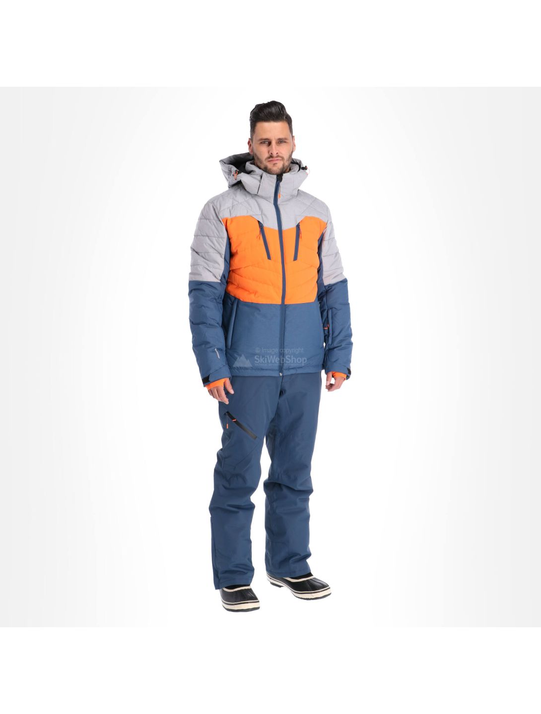 Icepeak, Clover, ski-jas, heren, navy blauw