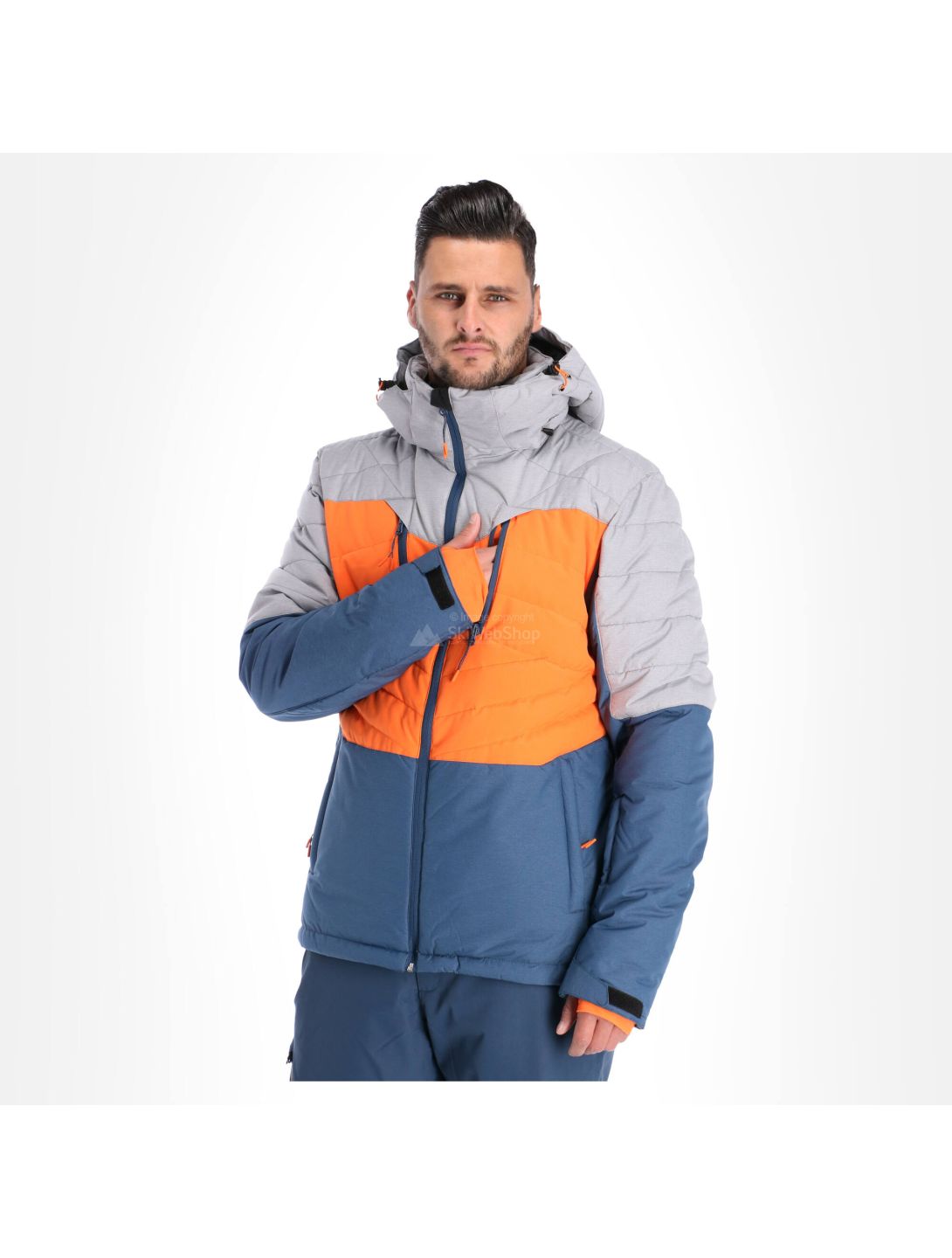 Icepeak, Clover, ski-jas, heren, navy blauw