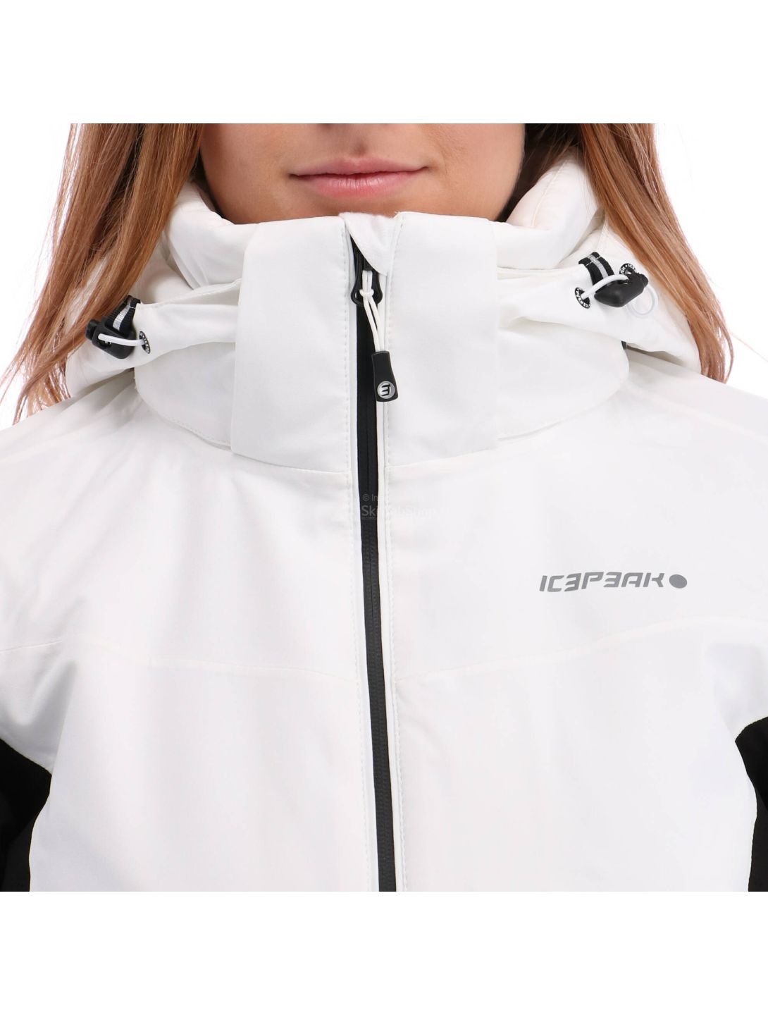 Icepeak, Florence, ski-jas, dames, wit/zwart