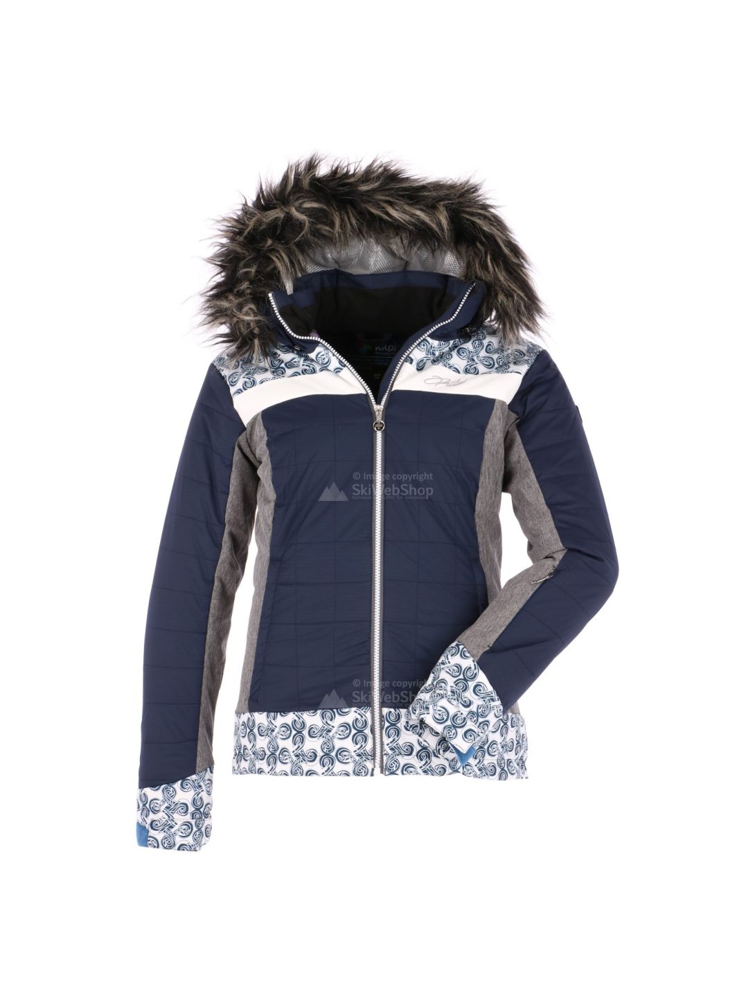 Kilpi, Leda stretch ski-jas, dames, donker blauw