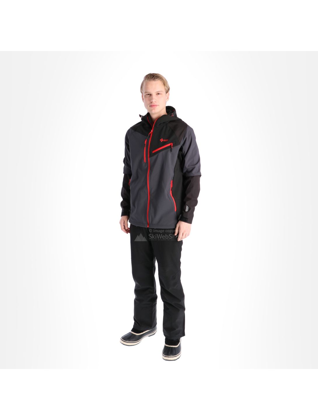 Kilpi, Zenith, softshell ski-jas, heren, grijs